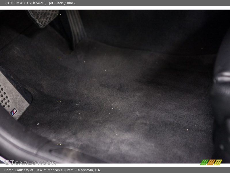 Jet Black / Black 2016 BMW X3 xDrive28i