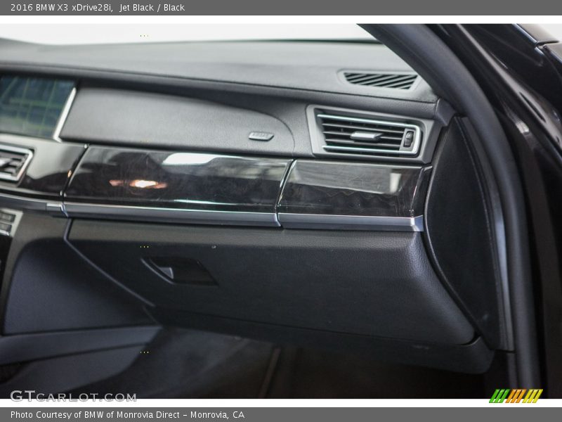 Jet Black / Black 2016 BMW X3 xDrive28i