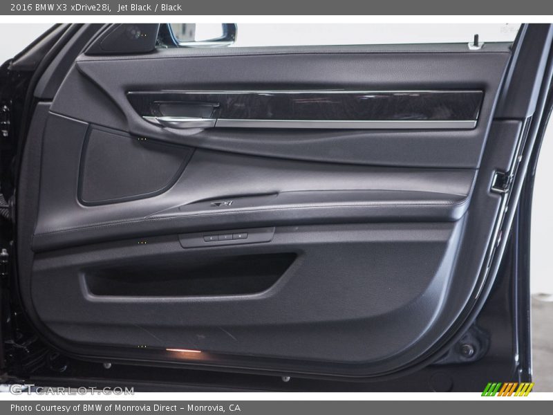 Jet Black / Black 2016 BMW X3 xDrive28i