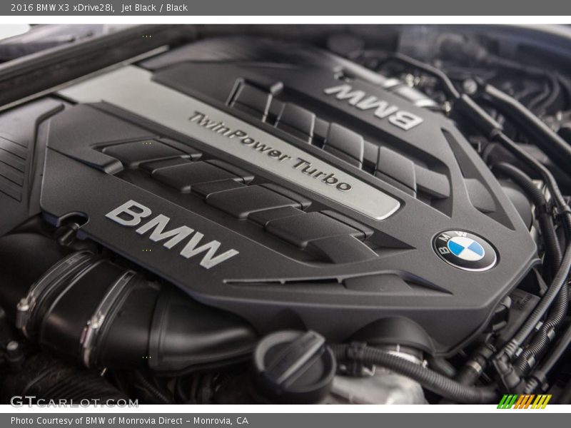 Jet Black / Black 2016 BMW X3 xDrive28i