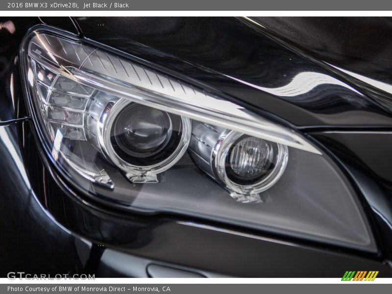 Jet Black / Black 2016 BMW X3 xDrive28i