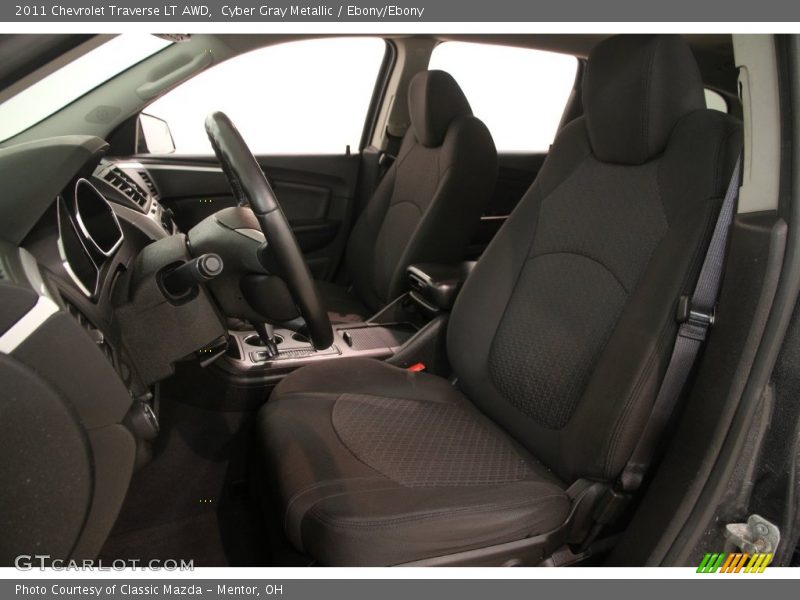 Cyber Gray Metallic / Ebony/Ebony 2011 Chevrolet Traverse LT AWD