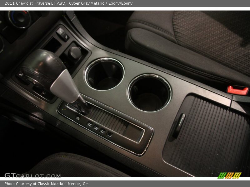 Cyber Gray Metallic / Ebony/Ebony 2011 Chevrolet Traverse LT AWD
