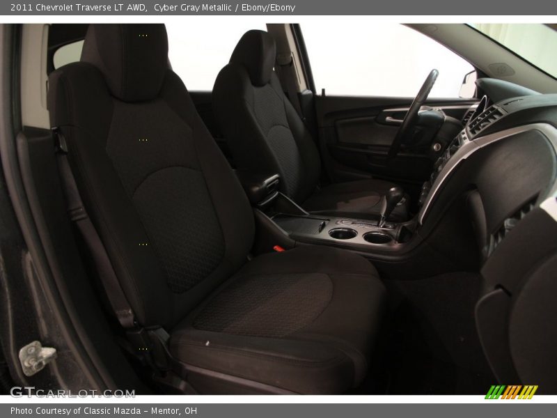 Cyber Gray Metallic / Ebony/Ebony 2011 Chevrolet Traverse LT AWD