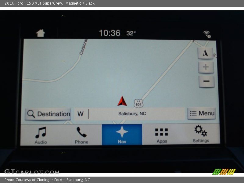 Magnetic / Black 2016 Ford F150 XLT SuperCrew