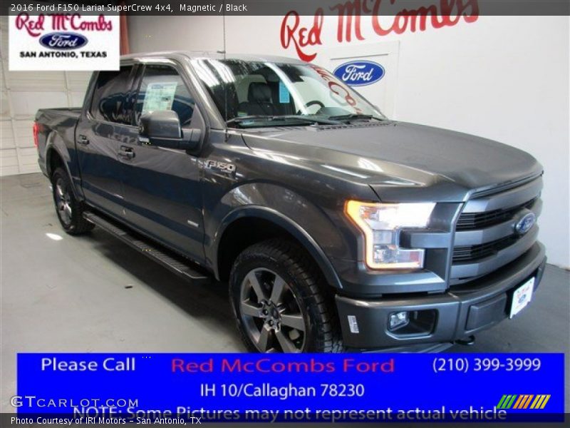 Magnetic / Black 2016 Ford F150 Lariat SuperCrew 4x4