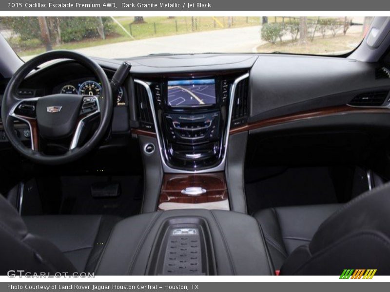 Dark Granite Metallic / Jet Black 2015 Cadillac Escalade Premium 4WD
