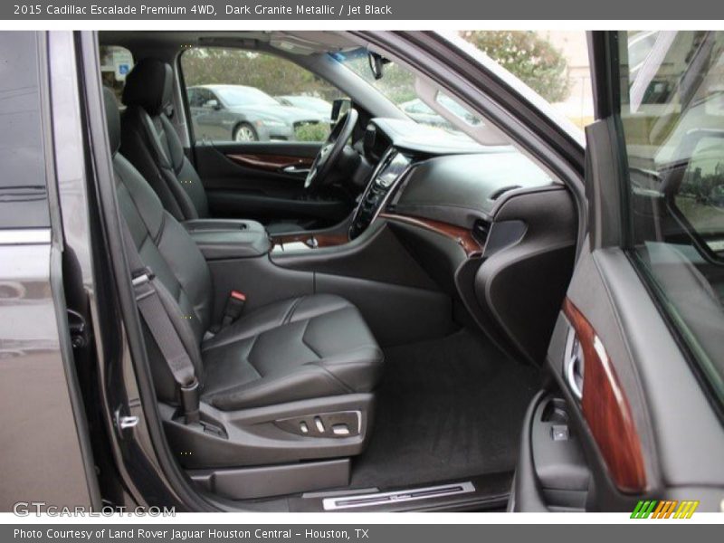 Dark Granite Metallic / Jet Black 2015 Cadillac Escalade Premium 4WD