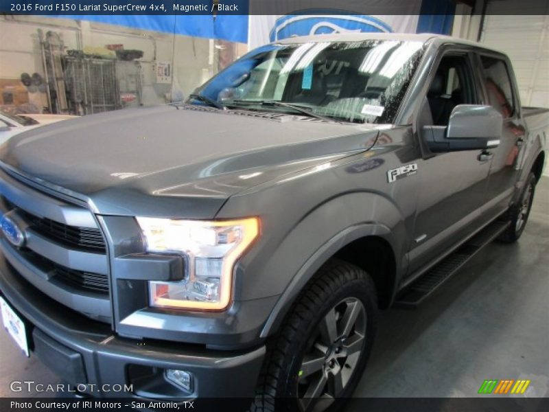 Magnetic / Black 2016 Ford F150 Lariat SuperCrew 4x4