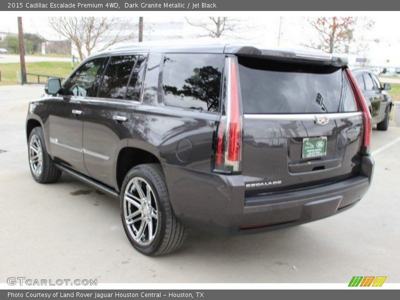 Dark Granite Metallic / Jet Black 2015 Cadillac Escalade Premium 4WD