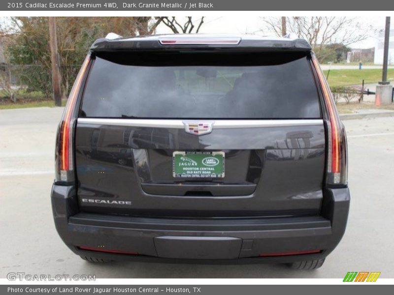 Dark Granite Metallic / Jet Black 2015 Cadillac Escalade Premium 4WD