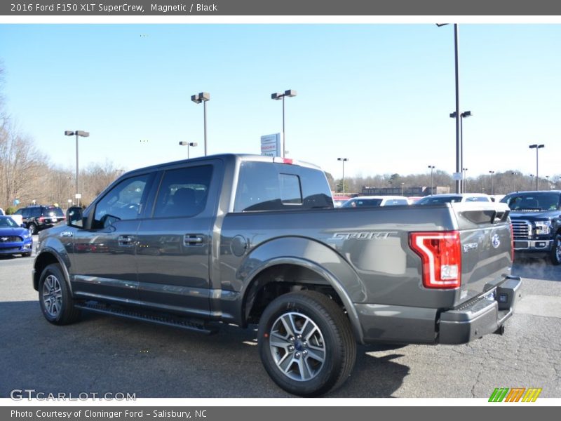 Magnetic / Black 2016 Ford F150 XLT SuperCrew