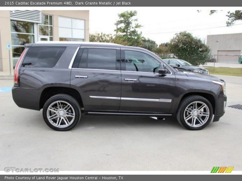 Dark Granite Metallic / Jet Black 2015 Cadillac Escalade Premium 4WD