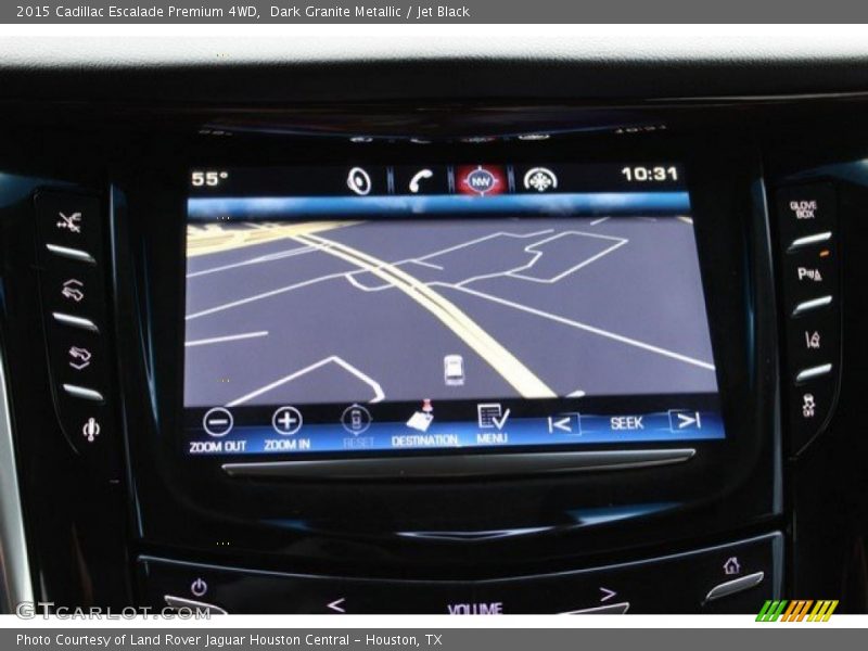 Dark Granite Metallic / Jet Black 2015 Cadillac Escalade Premium 4WD