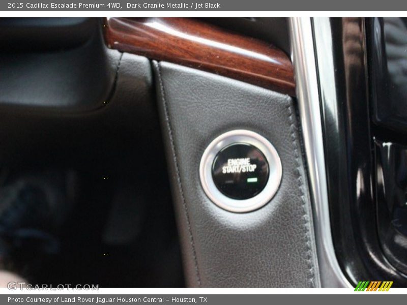 Dark Granite Metallic / Jet Black 2015 Cadillac Escalade Premium 4WD