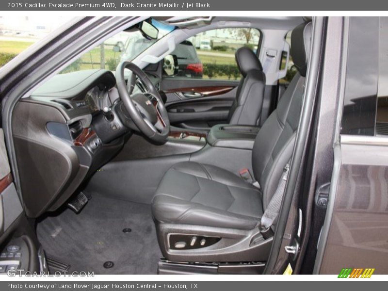 Dark Granite Metallic / Jet Black 2015 Cadillac Escalade Premium 4WD