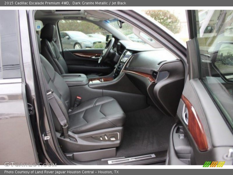 Dark Granite Metallic / Jet Black 2015 Cadillac Escalade Premium 4WD