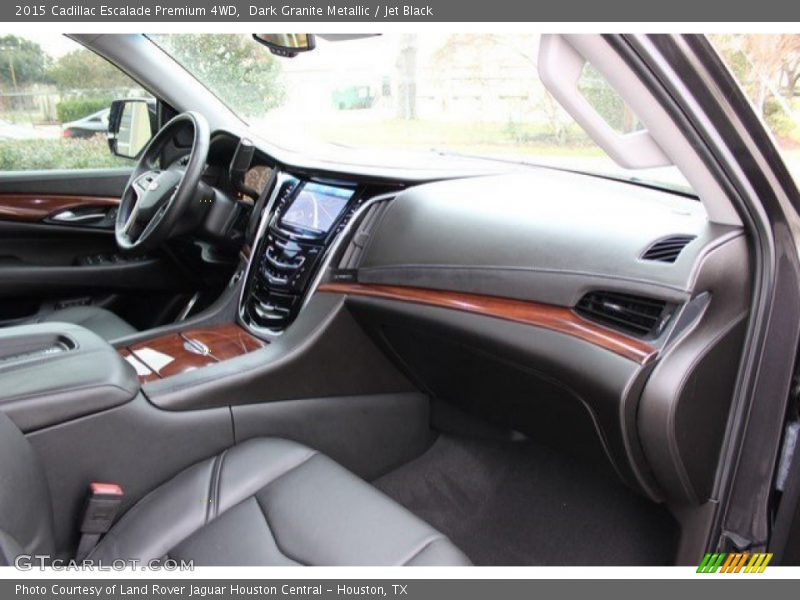 Dark Granite Metallic / Jet Black 2015 Cadillac Escalade Premium 4WD