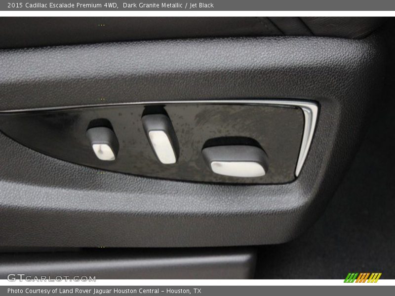 Dark Granite Metallic / Jet Black 2015 Cadillac Escalade Premium 4WD