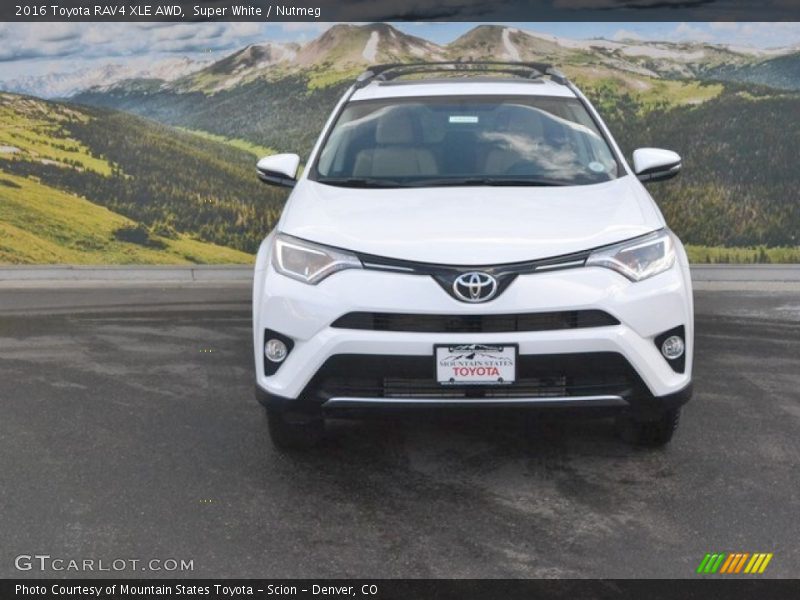 Super White / Nutmeg 2016 Toyota RAV4 XLE AWD