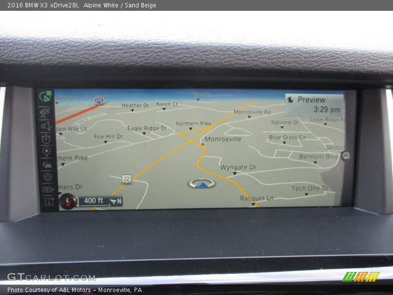 Alpine White / Sand Beige 2016 BMW X3 xDrive28i
