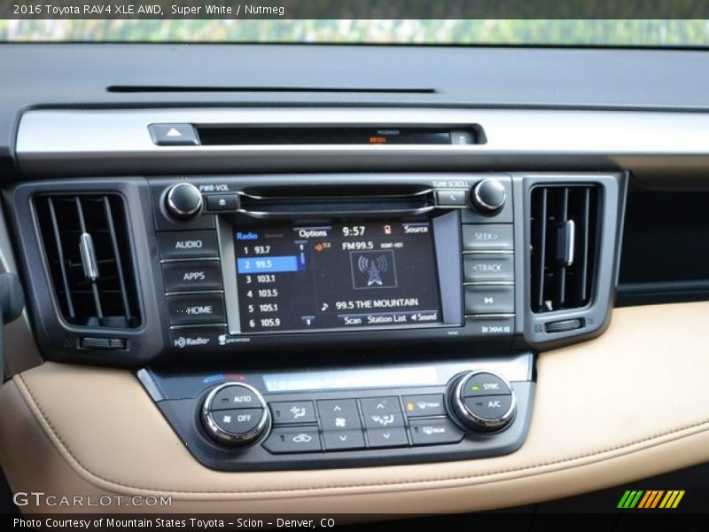 Super White / Nutmeg 2016 Toyota RAV4 XLE AWD