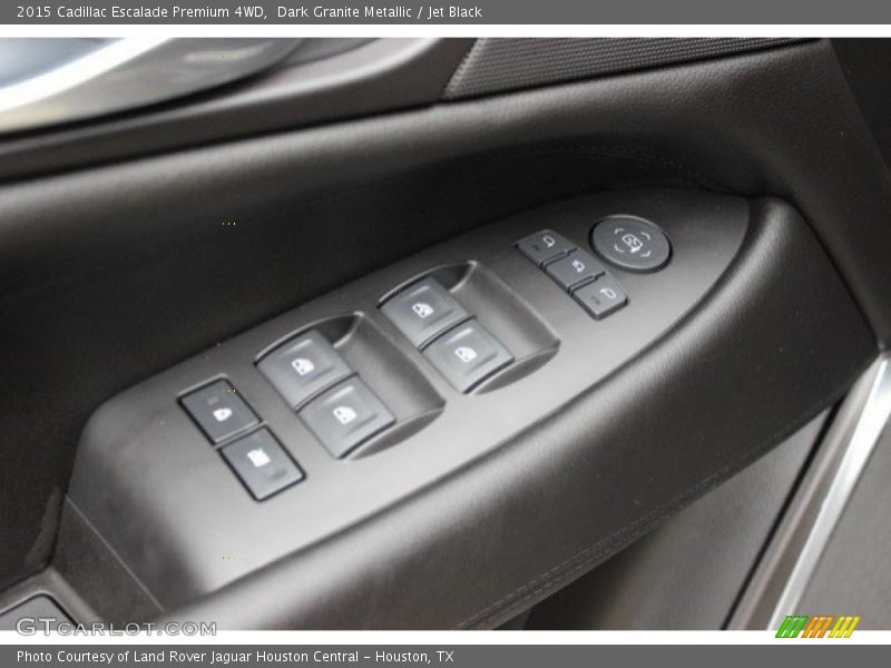 Dark Granite Metallic / Jet Black 2015 Cadillac Escalade Premium 4WD