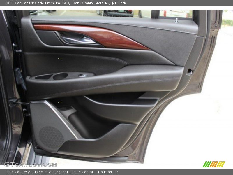 Dark Granite Metallic / Jet Black 2015 Cadillac Escalade Premium 4WD