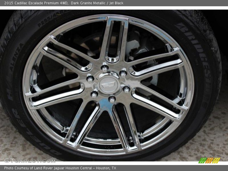 Dark Granite Metallic / Jet Black 2015 Cadillac Escalade Premium 4WD
