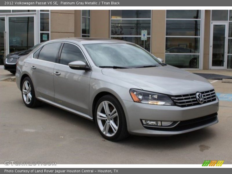 Platinum Gray Metallic / Titan Black 2012 Volkswagen Passat V6 SE