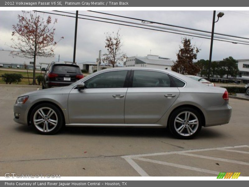 Platinum Gray Metallic / Titan Black 2012 Volkswagen Passat V6 SE