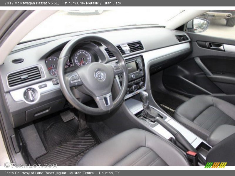 Platinum Gray Metallic / Titan Black 2012 Volkswagen Passat V6 SE
