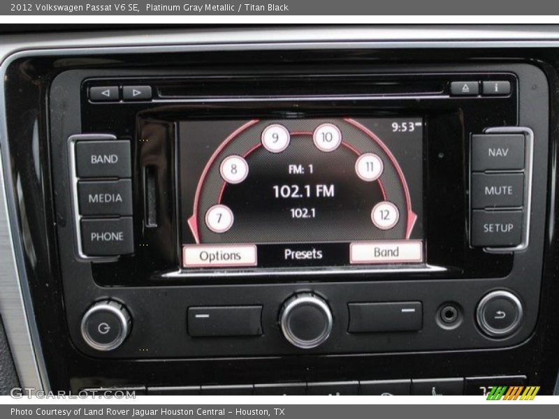 Platinum Gray Metallic / Titan Black 2012 Volkswagen Passat V6 SE