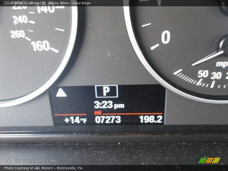 Alpine White / Sand Beige 2016 BMW X3 xDrive28i