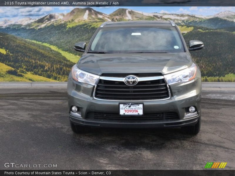 Alumina Jade Metallic / Ash 2016 Toyota Highlander Limited AWD