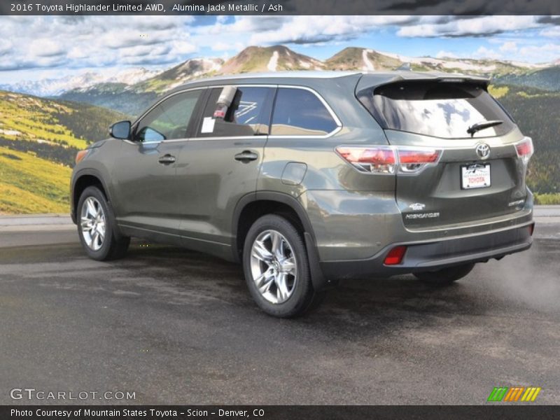 Alumina Jade Metallic / Ash 2016 Toyota Highlander Limited AWD