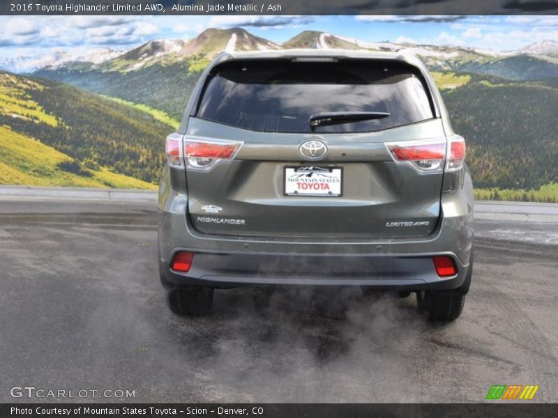 Alumina Jade Metallic / Ash 2016 Toyota Highlander Limited AWD