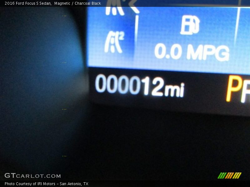 Magnetic / Charcoal Black 2016 Ford Focus S Sedan