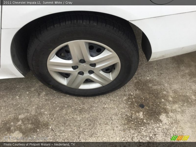 Summit White / Gray 2011 Chevrolet Impala LS