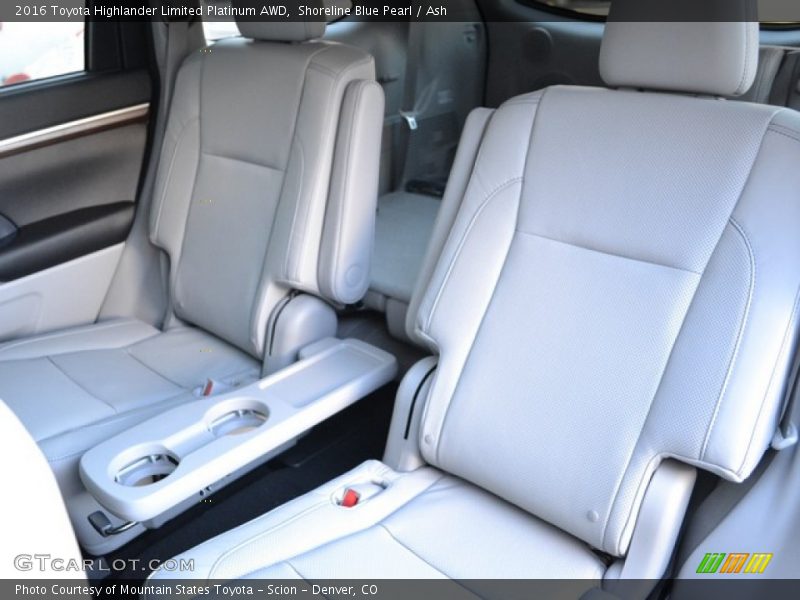 Shoreline Blue Pearl / Ash 2016 Toyota Highlander Limited Platinum AWD