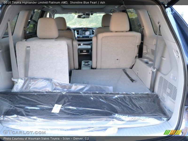 Shoreline Blue Pearl / Ash 2016 Toyota Highlander Limited Platinum AWD