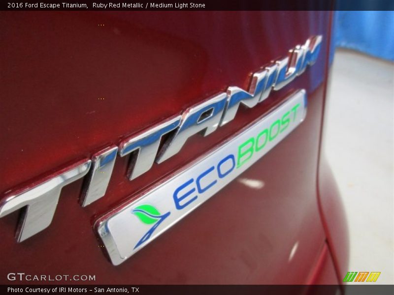 Ruby Red Metallic / Medium Light Stone 2016 Ford Escape Titanium
