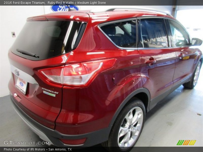 Ruby Red Metallic / Medium Light Stone 2016 Ford Escape Titanium