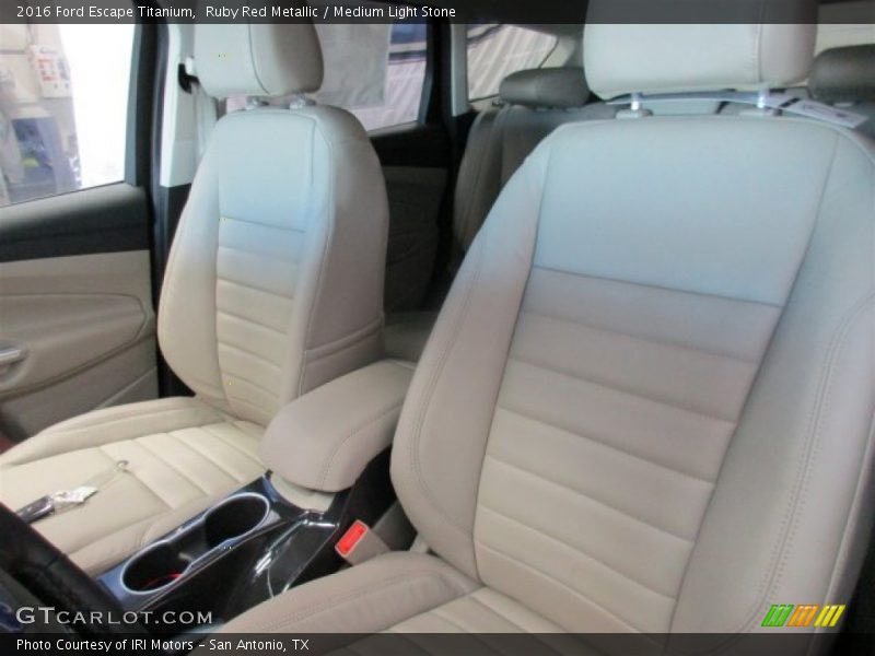 Ruby Red Metallic / Medium Light Stone 2016 Ford Escape Titanium