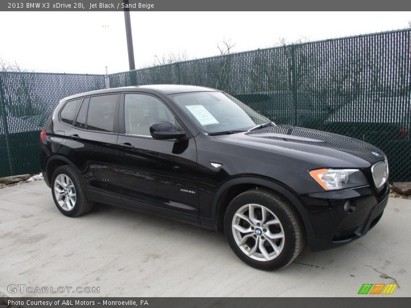 Jet Black / Sand Beige 2013 BMW X3 xDrive 28i