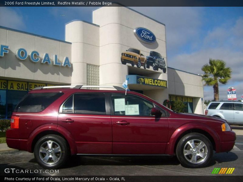 Redfire Metallic / Pebble Beige 2006 Ford Freestyle Limited