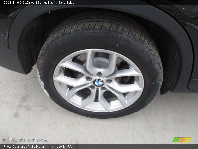 Jet Black / Sand Beige 2013 BMW X3 xDrive 28i