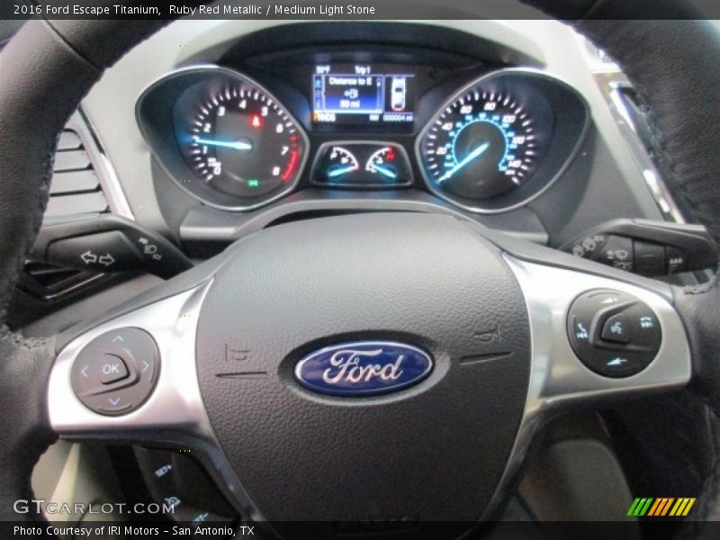 Ruby Red Metallic / Medium Light Stone 2016 Ford Escape Titanium