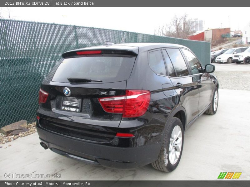 Jet Black / Sand Beige 2013 BMW X3 xDrive 28i