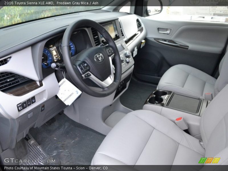Predawn Gray Mica / Ash 2016 Toyota Sienna XLE AWD
